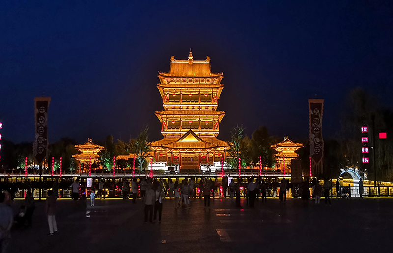 古寺廟樓體夜景案例鑒賞